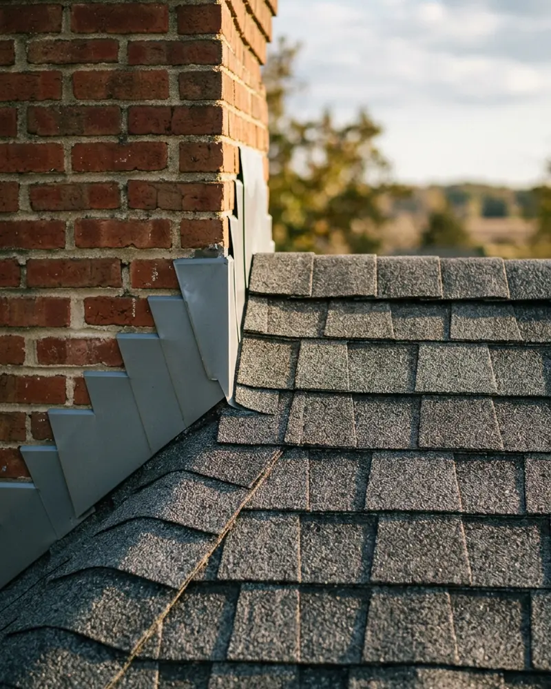 Close-up of Gutter Installation & Repair work by Beardman Building Services in Parrish